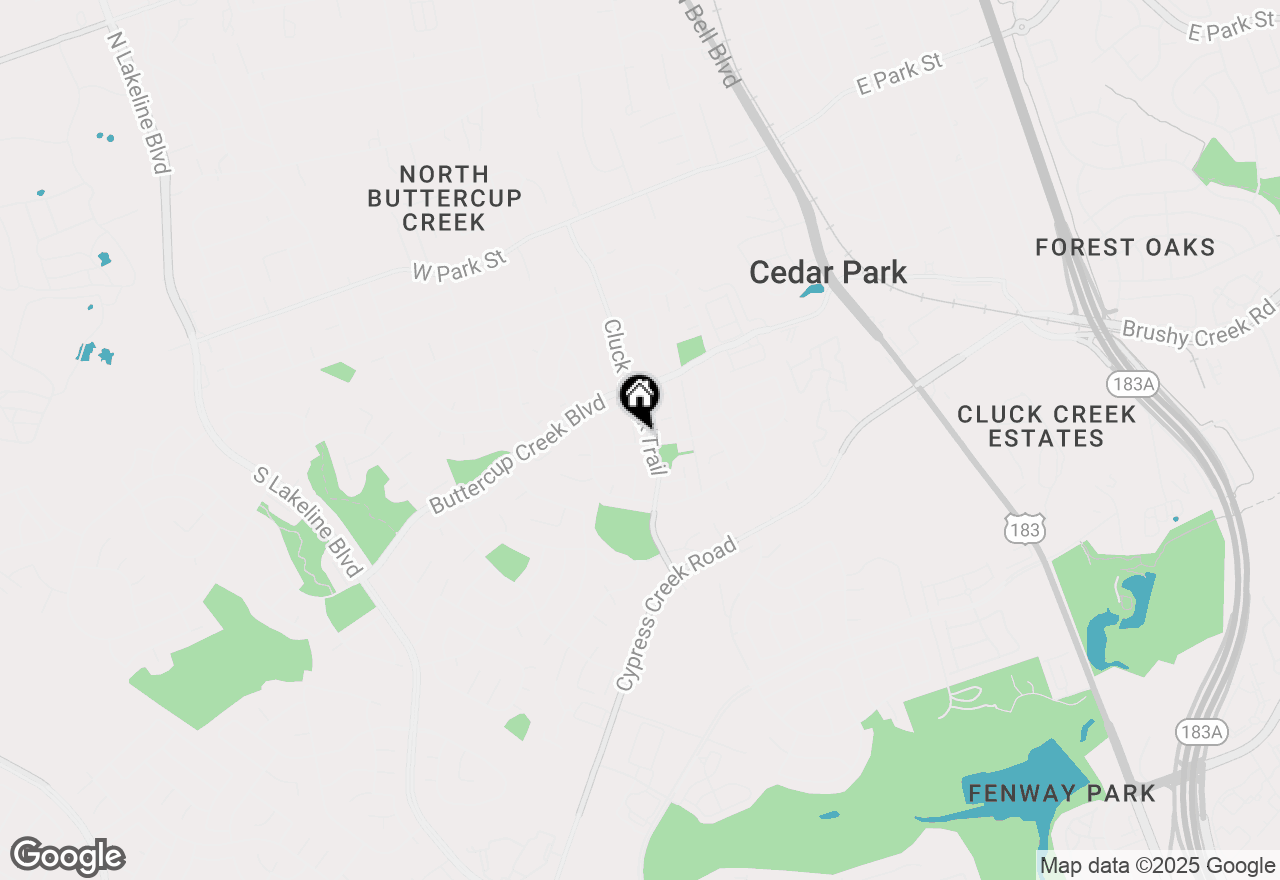 Map of 803 Wild Rose Trl, Cedar Park, TX 78613