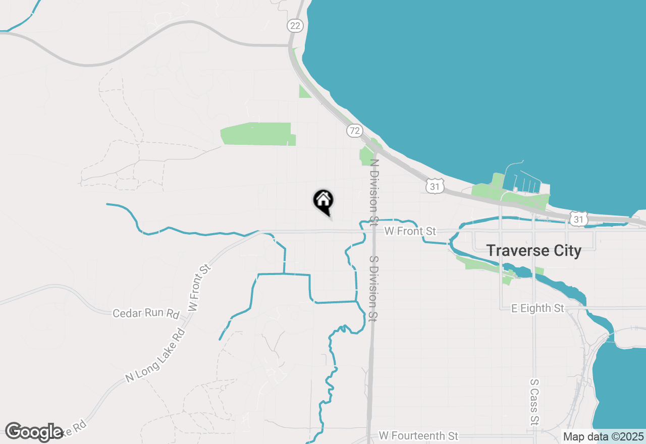 Map of 917 Third Street, Traverse City, MI 49684