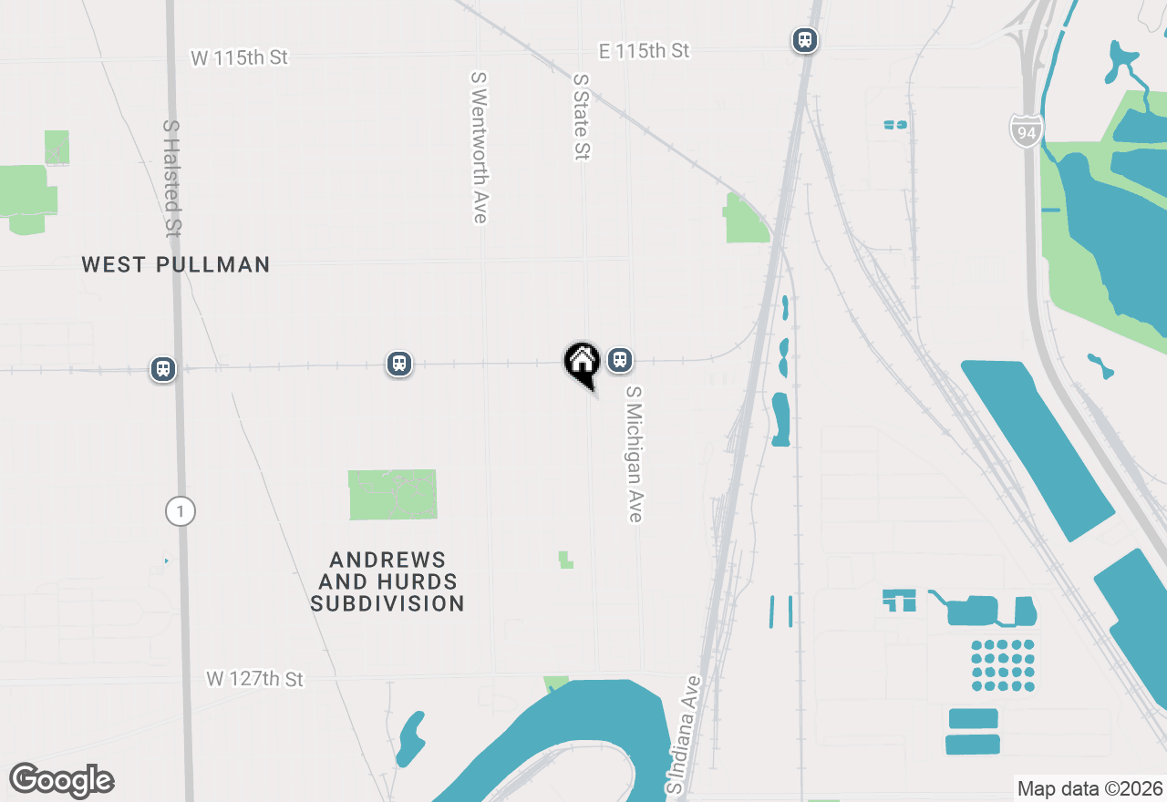 Map of (Address confidential), Chicago, Illinois 60628