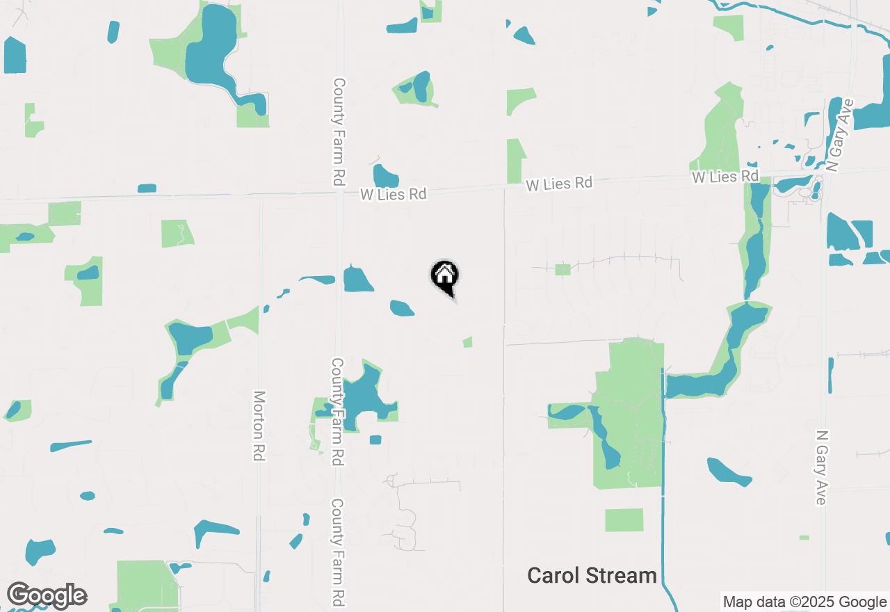 Map of 678 Larch Drive, Carol Stream, IL 60188