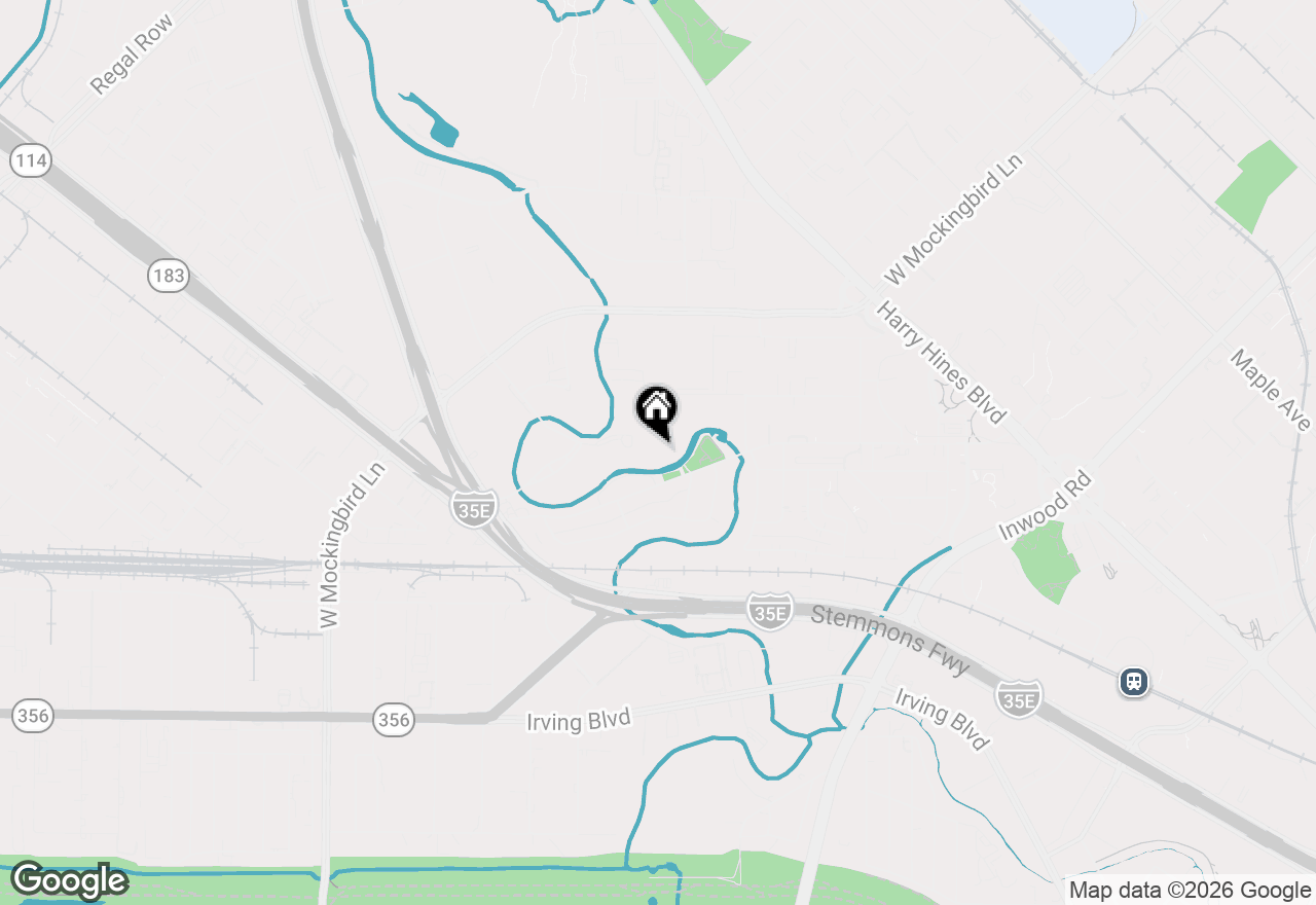 Map of 1380 River Bend Drive, Dallas, TX 75247