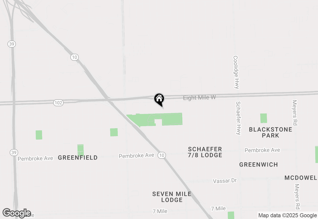 Map of 20461 Carol Street, Detroit, MI 48235