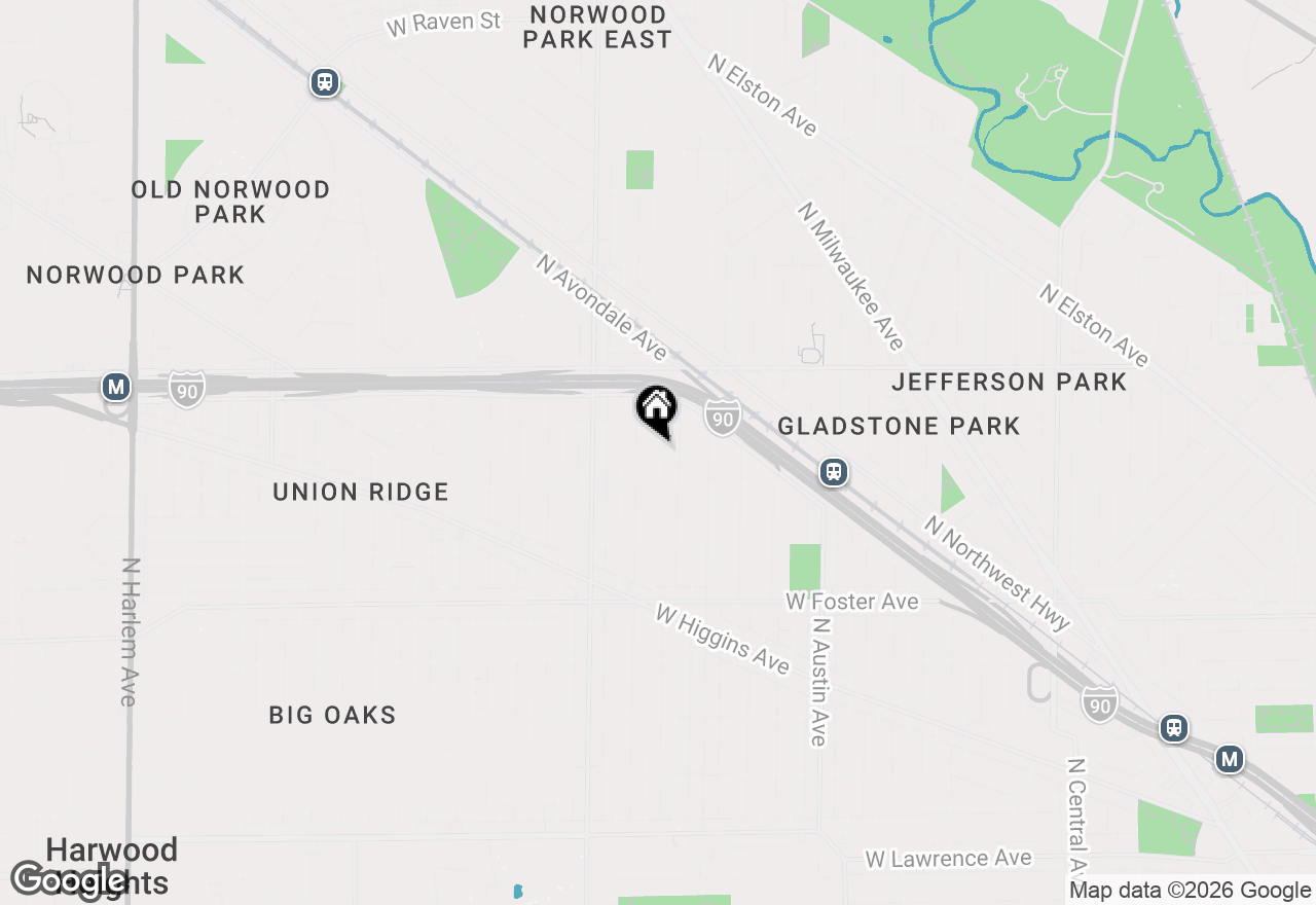 Map of 5435 N Mobile Avenue, Chicago, IL 60630