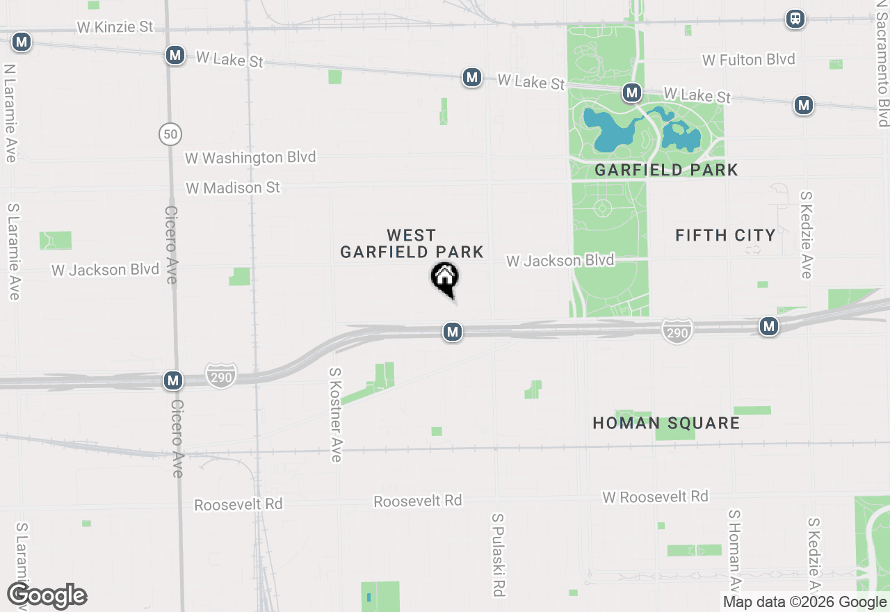 Map of (Address confidential), Chicago, Illinois 60624