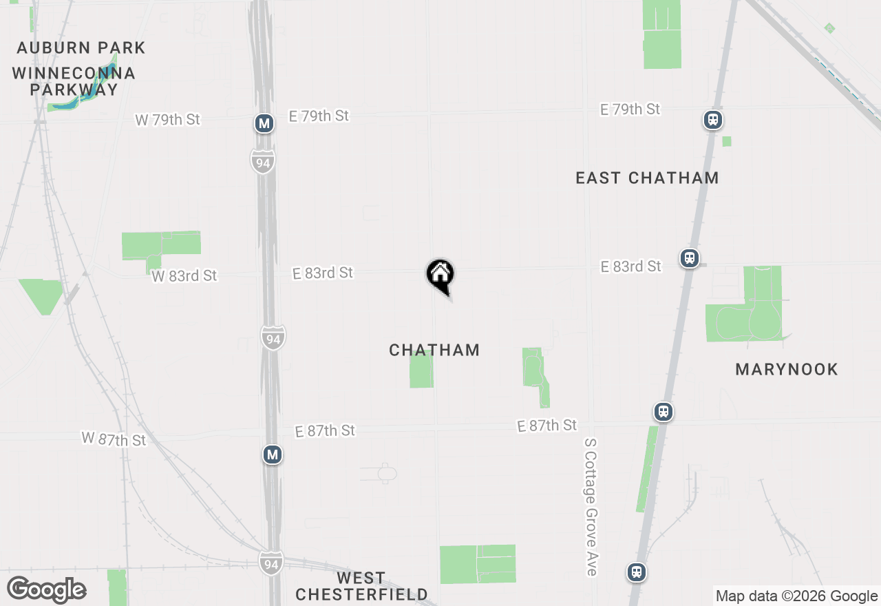 Map of 8343 S King Drive #3B, Chicago, IL 60619