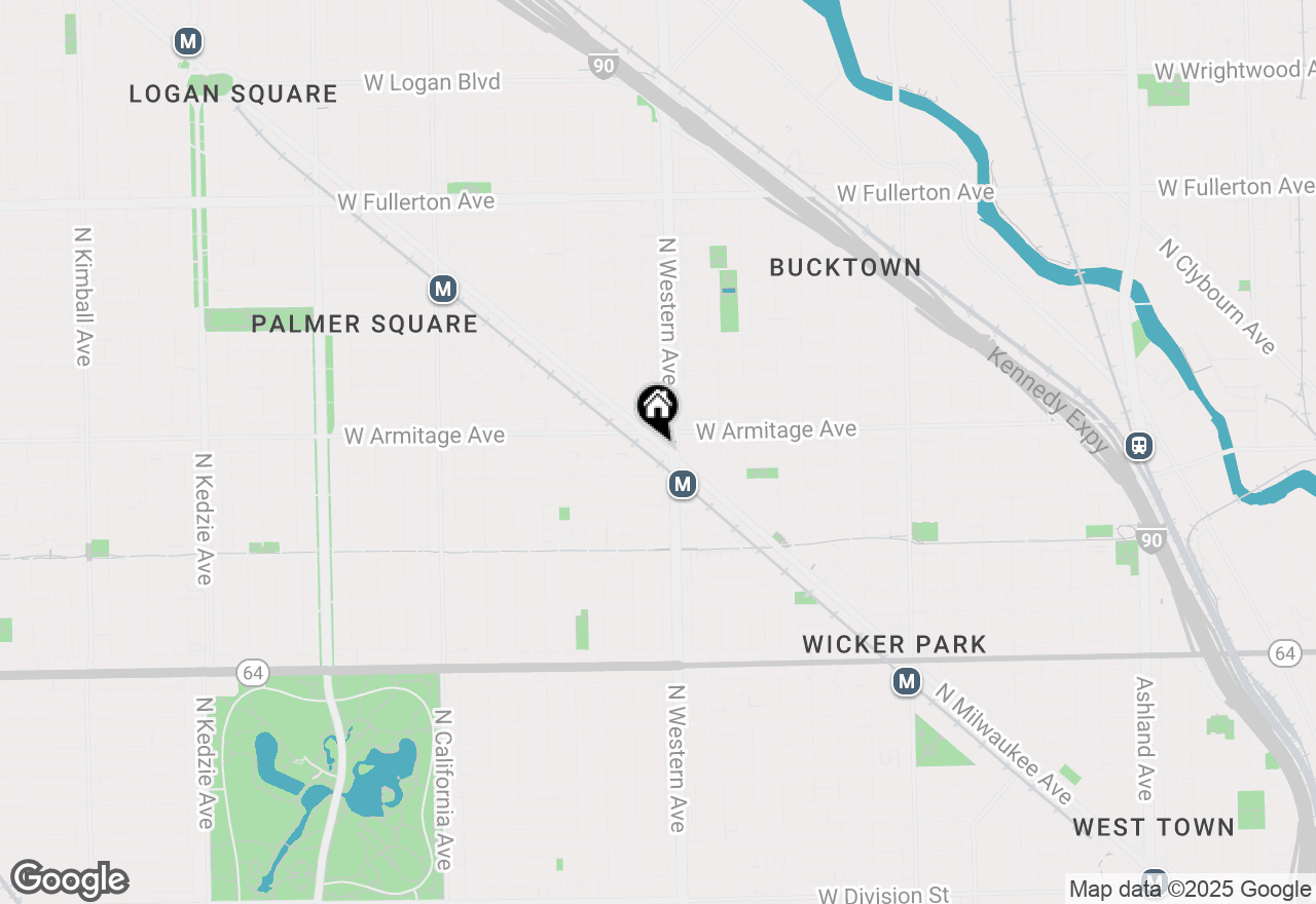 Map of 1964 N Milwaukee Avenue #207, Chicago, IL 60647