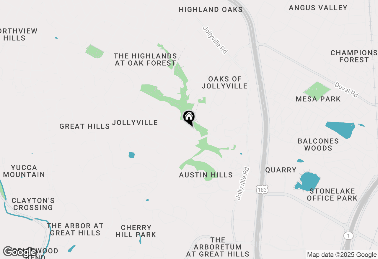 Map of 5609 Barker Ridge Dr, Austin, TX 78759