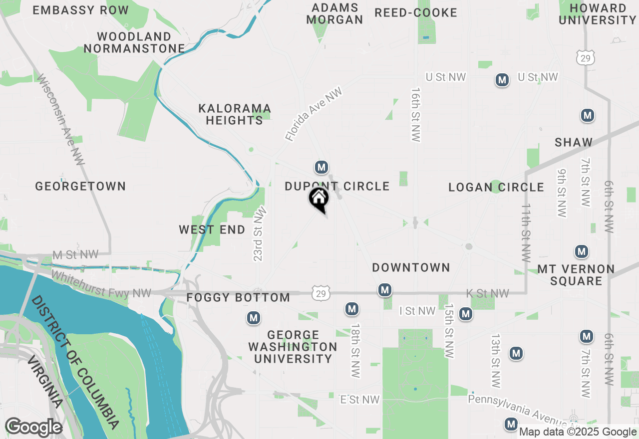 Map of 1301 20th Street Nw #108, Washington, DC 20036