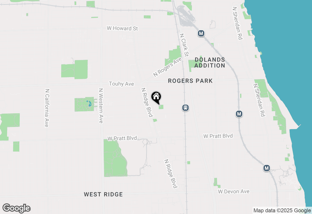 Map of 2008 W Lunt Avenue #B, Chicago, IL 60645