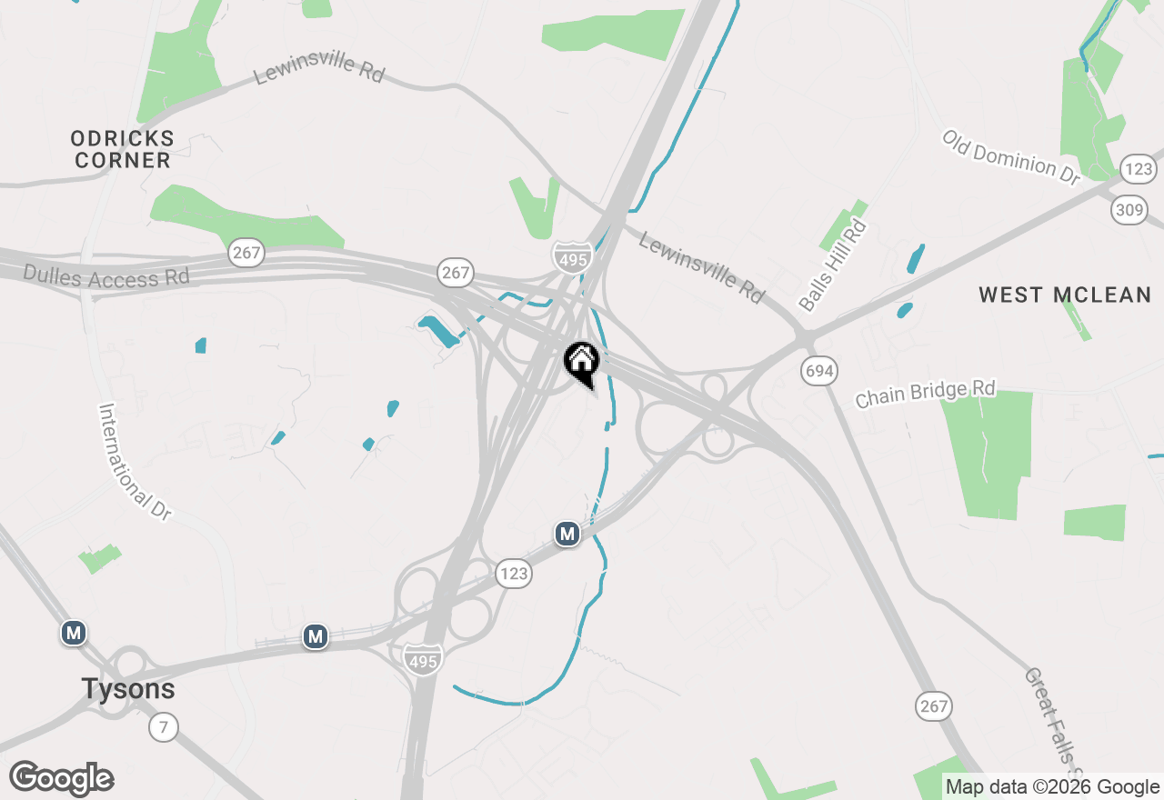 Map of 1570 Spring Gate Drive #7408, Mclean, VA 22102