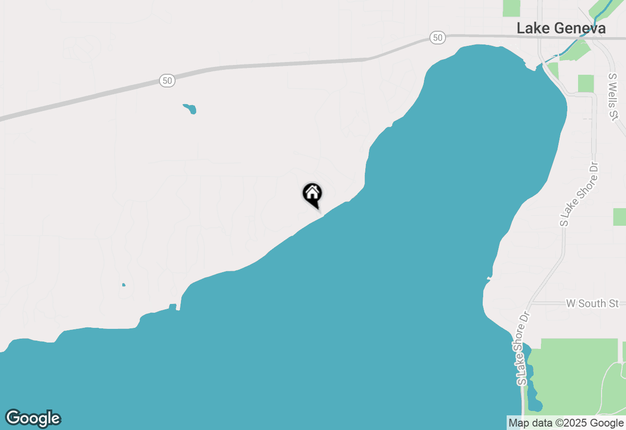 Map of N2431 Forest Rest Ln #PIER 44, Lake Geneva, WI 53147