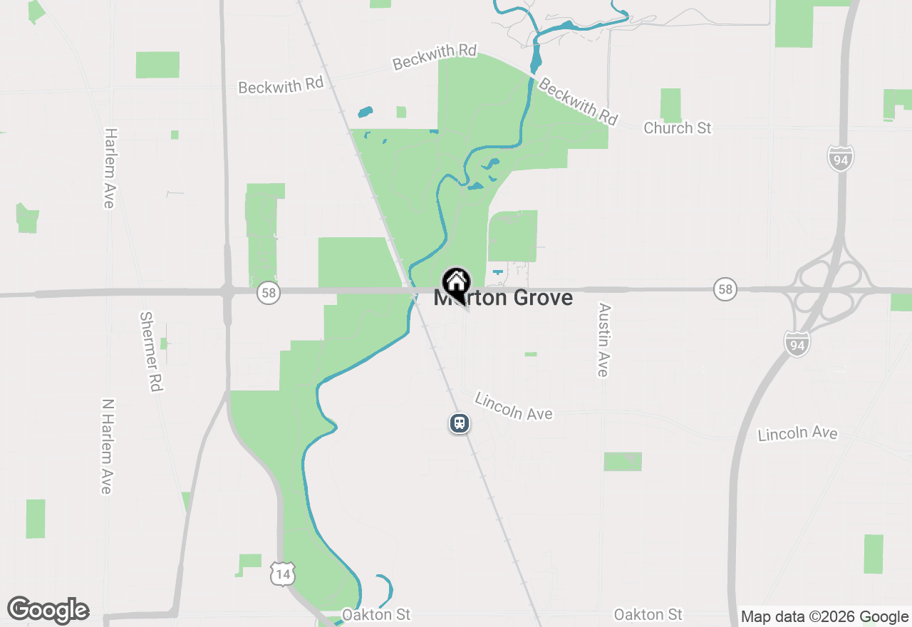 Map of 6338 Hennings Court, Morton Grove, IL 60053