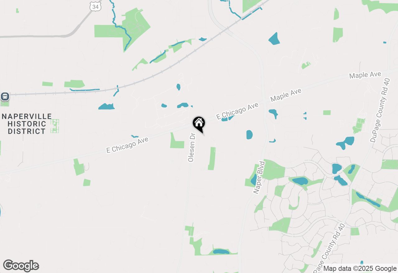 Map of 80 Olesen Drive #300, Naperville, IL 60540