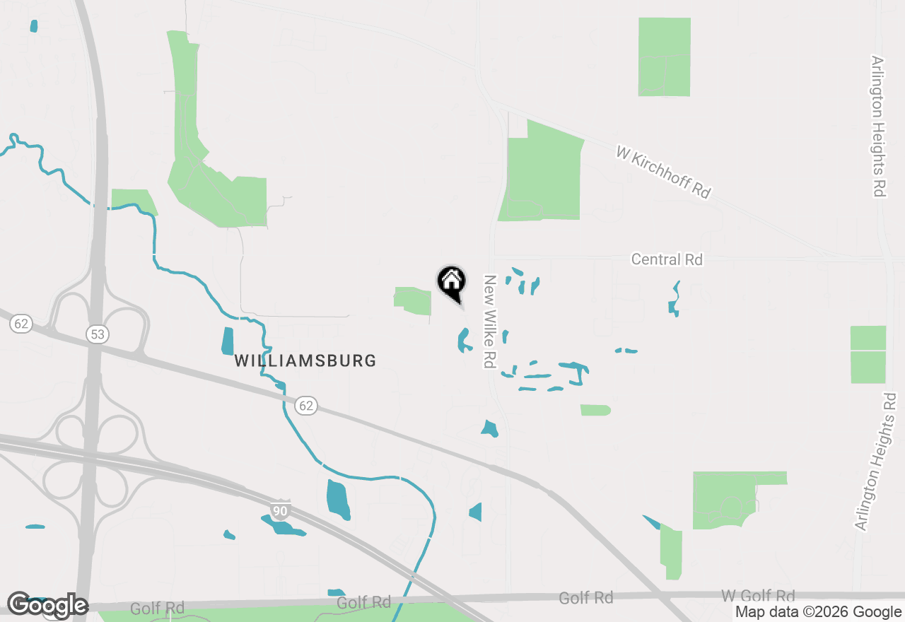 Map of 1117 S Old Wilke Road #206, Arlington Heights, IL 60005