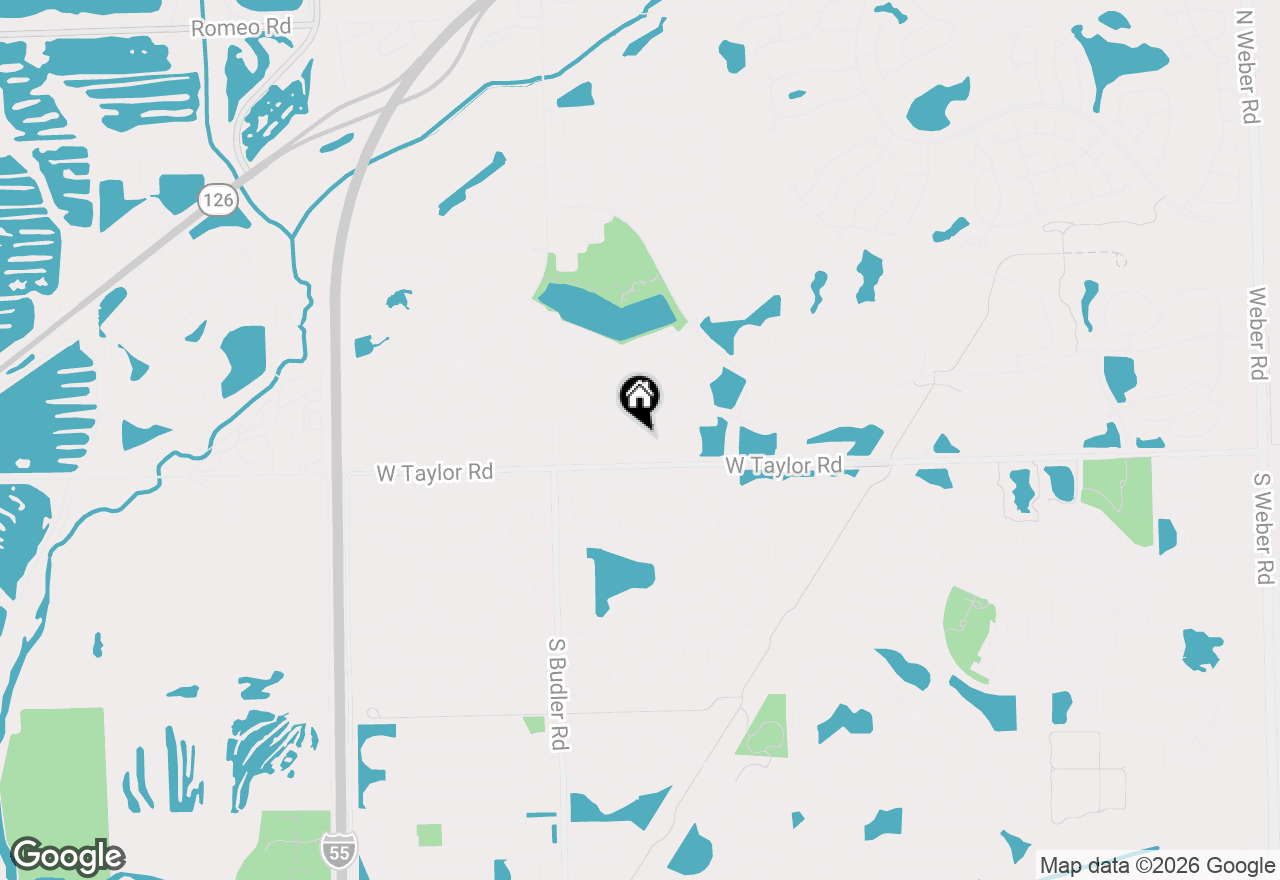Map of 14233 S Hanford Court, Plainfield, IL 60544