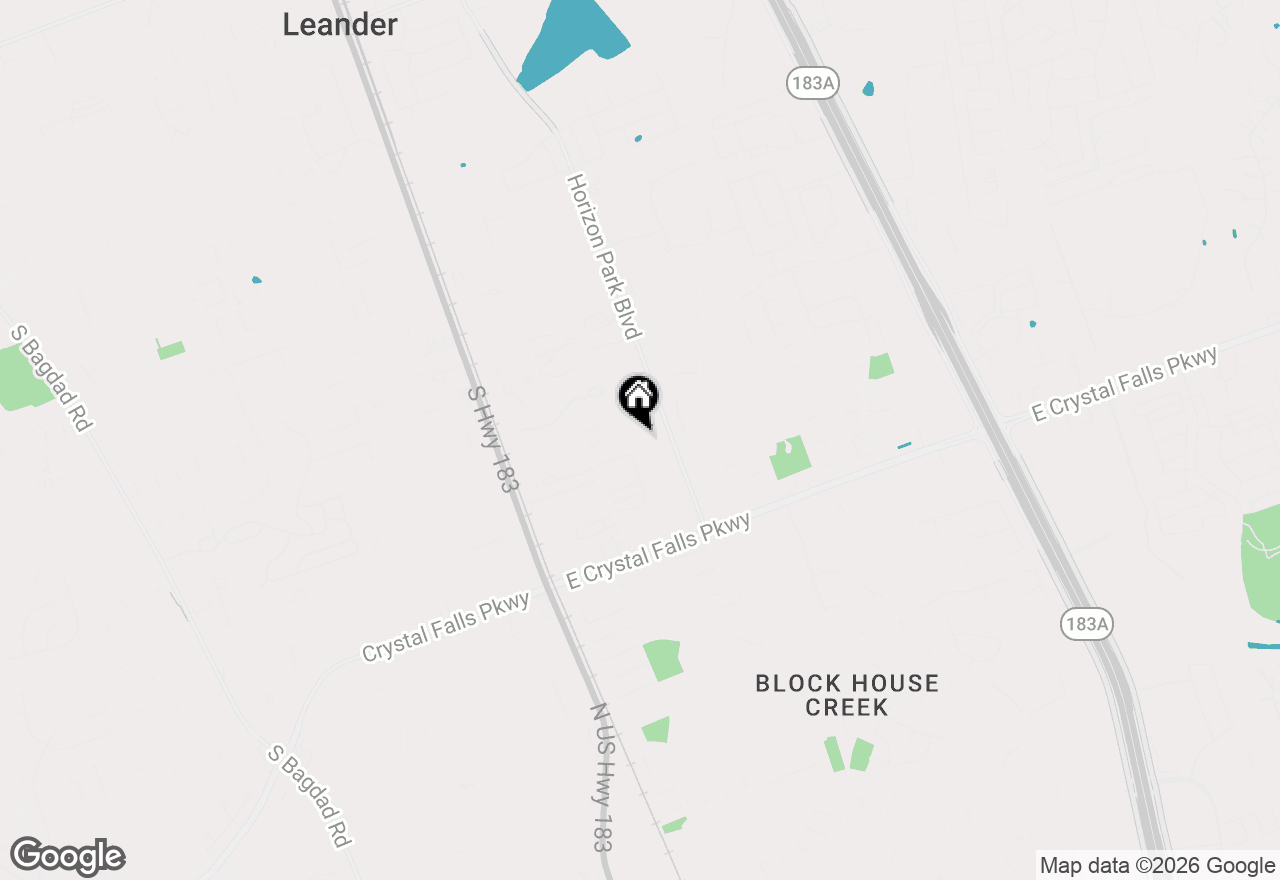 Map of 1305 Horizon Park Blvd, Leander, TX 78641