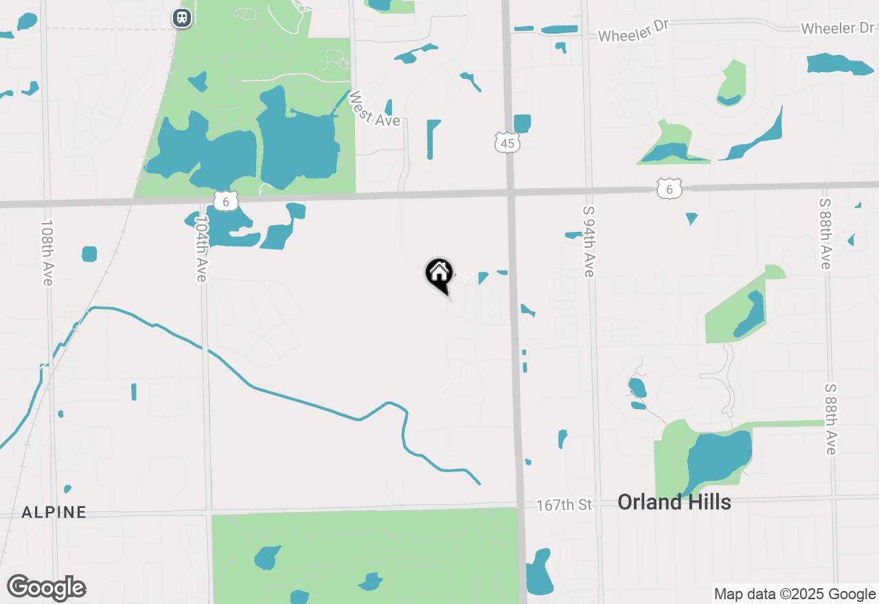 Map of 16150 Hillcrest Circle, Orland Park, IL 60467