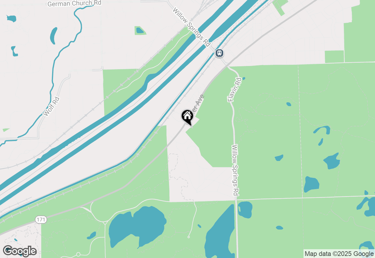 Map of 9049 Archer Avenue, Willow Springs, IL 60480