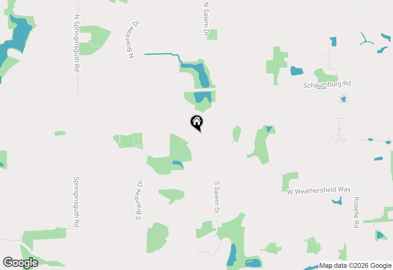 Map of 906 Jeffery Court, Schaumburg, IL 60193