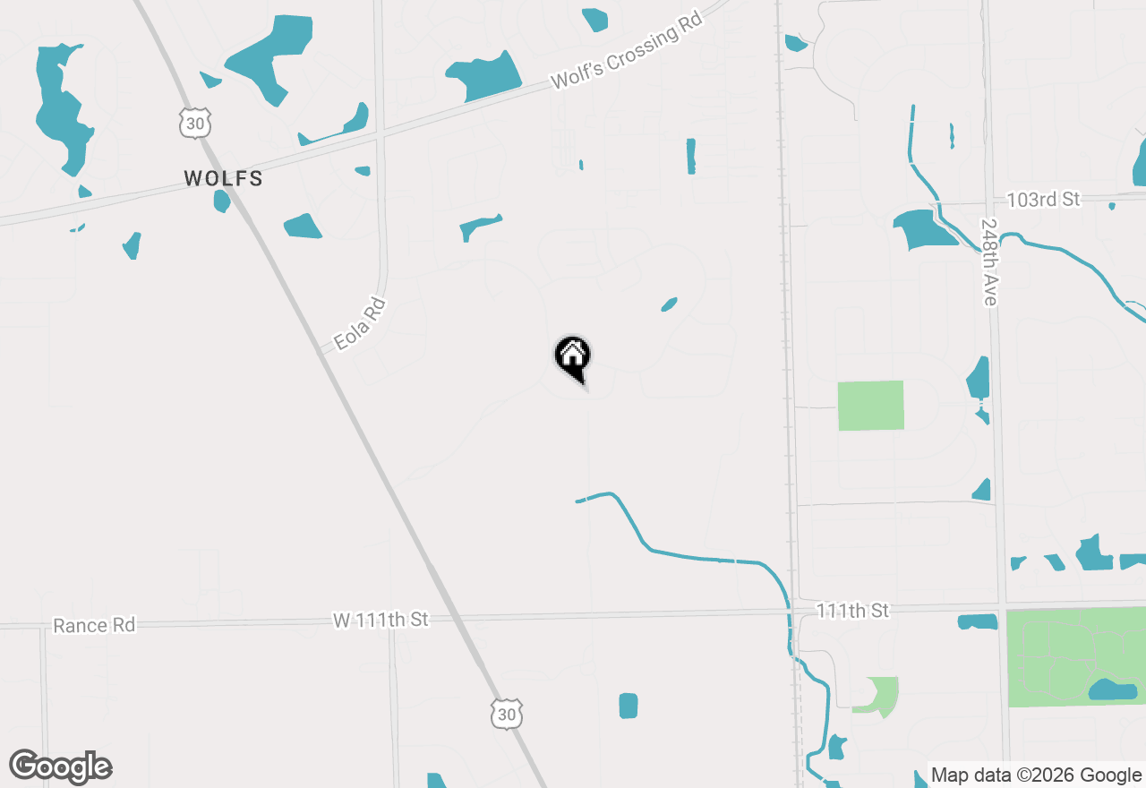 Map of 3264 Oak Creek Lane, Aurora, IL 60503