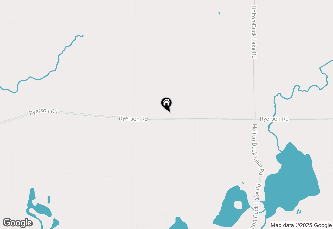 Map of 6020 Ryerson Road, Twin Lake, MI 49457