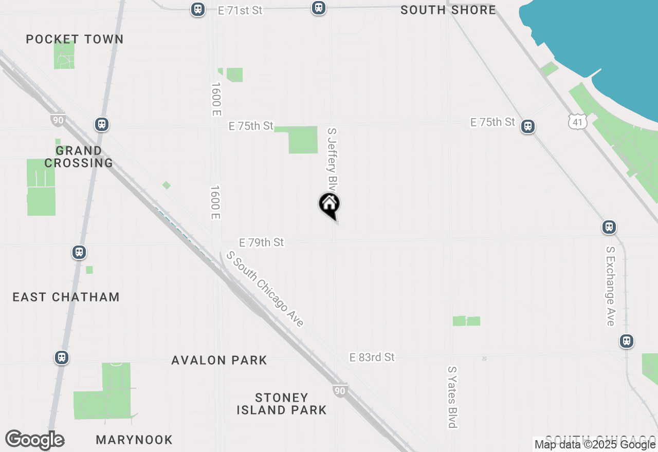 Map of 7828 S Jeffery Boulevard, Chicago, IL 60649