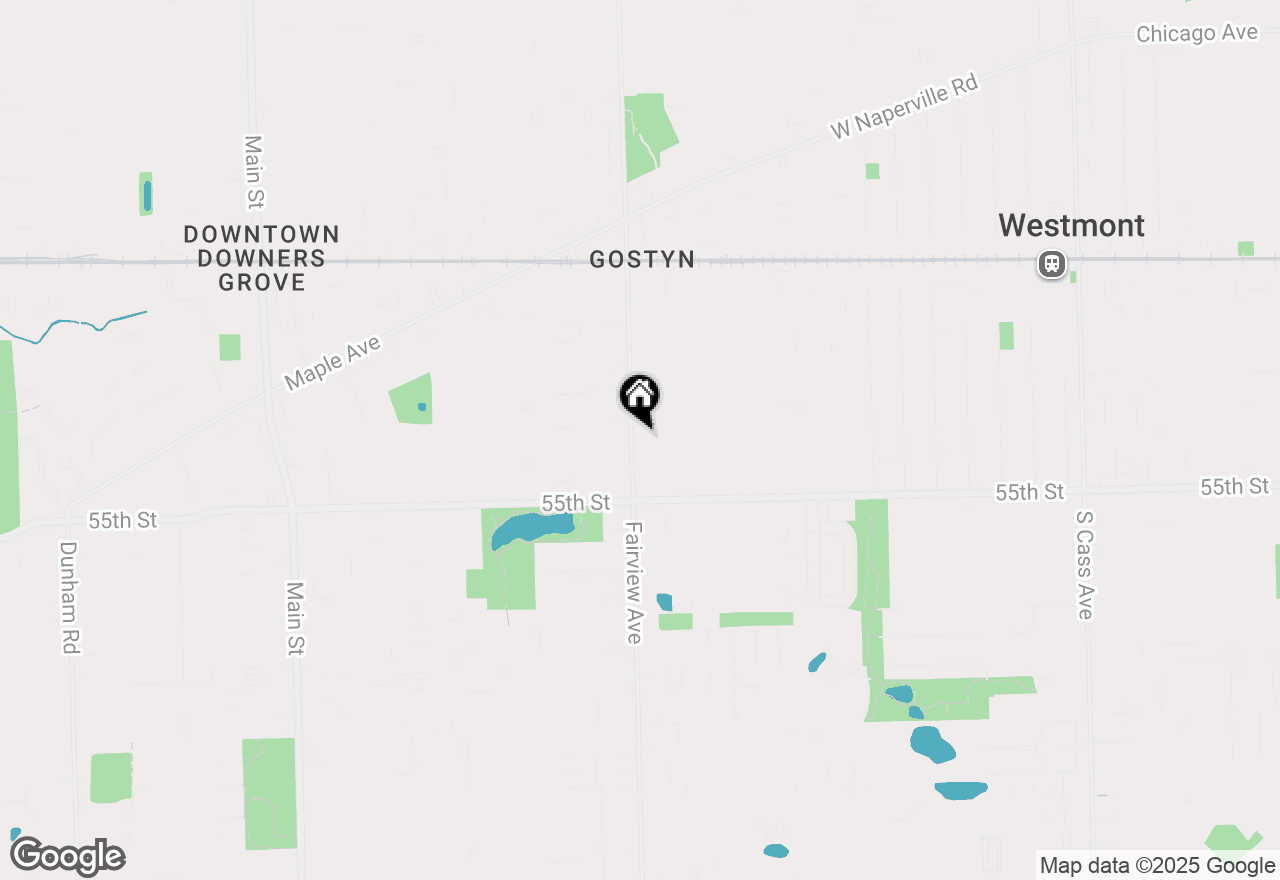 Map of 5333 Fairview Avenue, Downers Grove, IL 60515