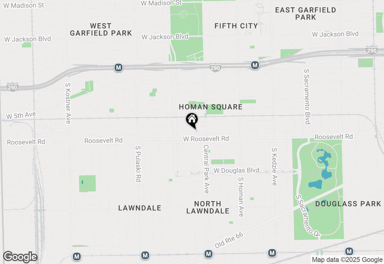 Map of 3651 W Grenshaw Street, Chicago, IL 60624