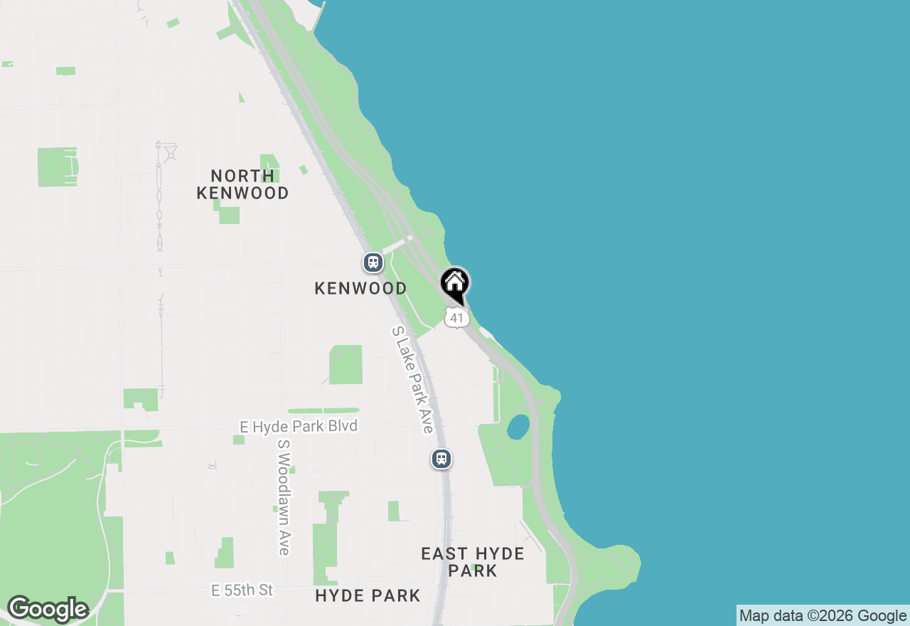 Map of 4800 S Lake Shore Drive #2612, Chicago, IL 60615