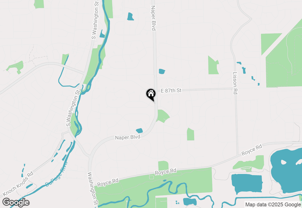 Map of 2240 Rosehill Court, Naperville, IL 60565