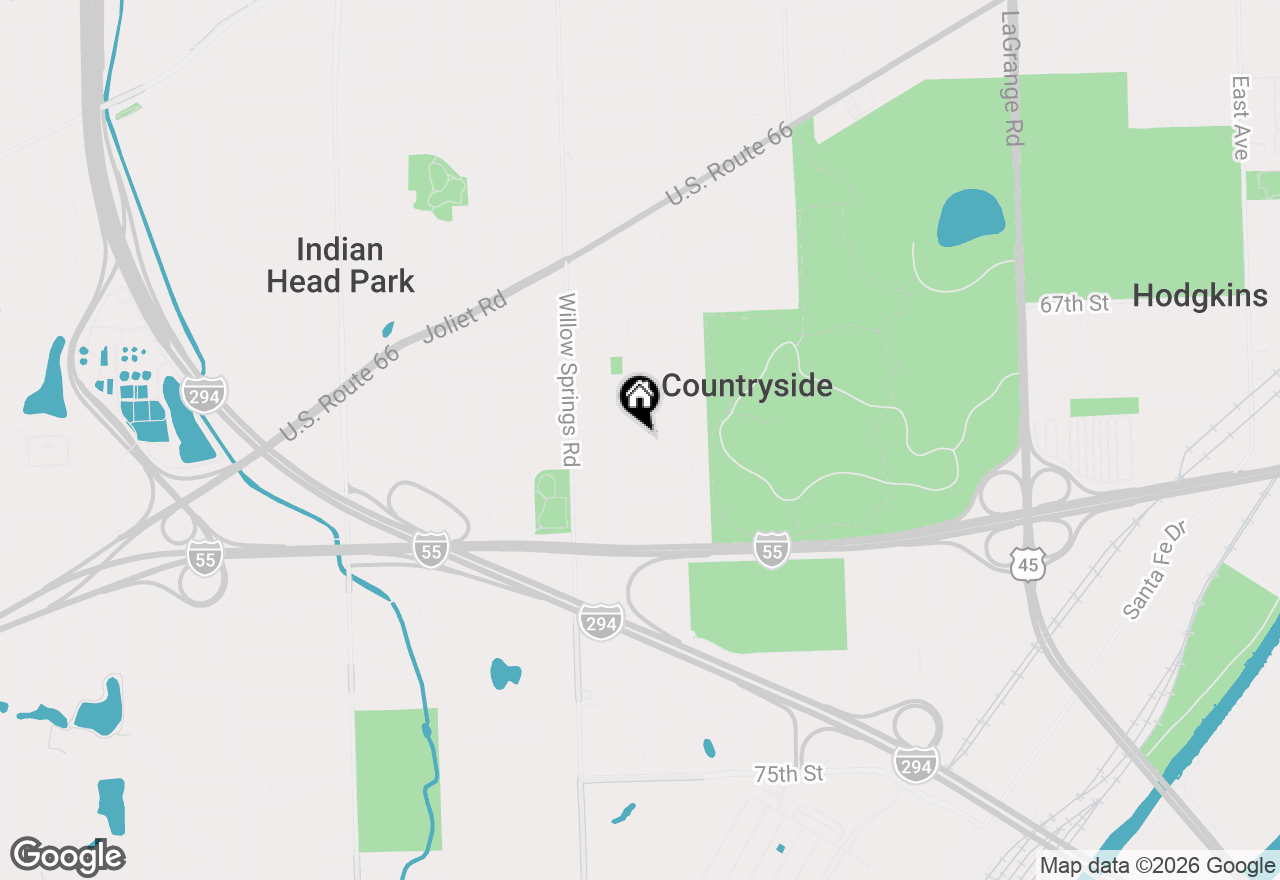 Map of 6918 Parkside Avenue, Countryside, IL 60525