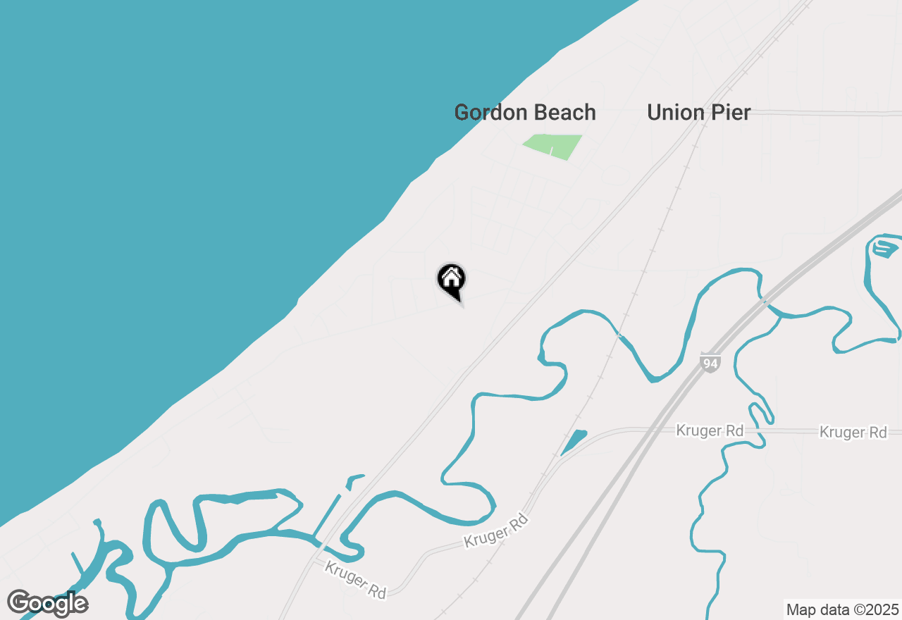 Map of 10520 Marquette Drive, New Buffalo, MI 49117