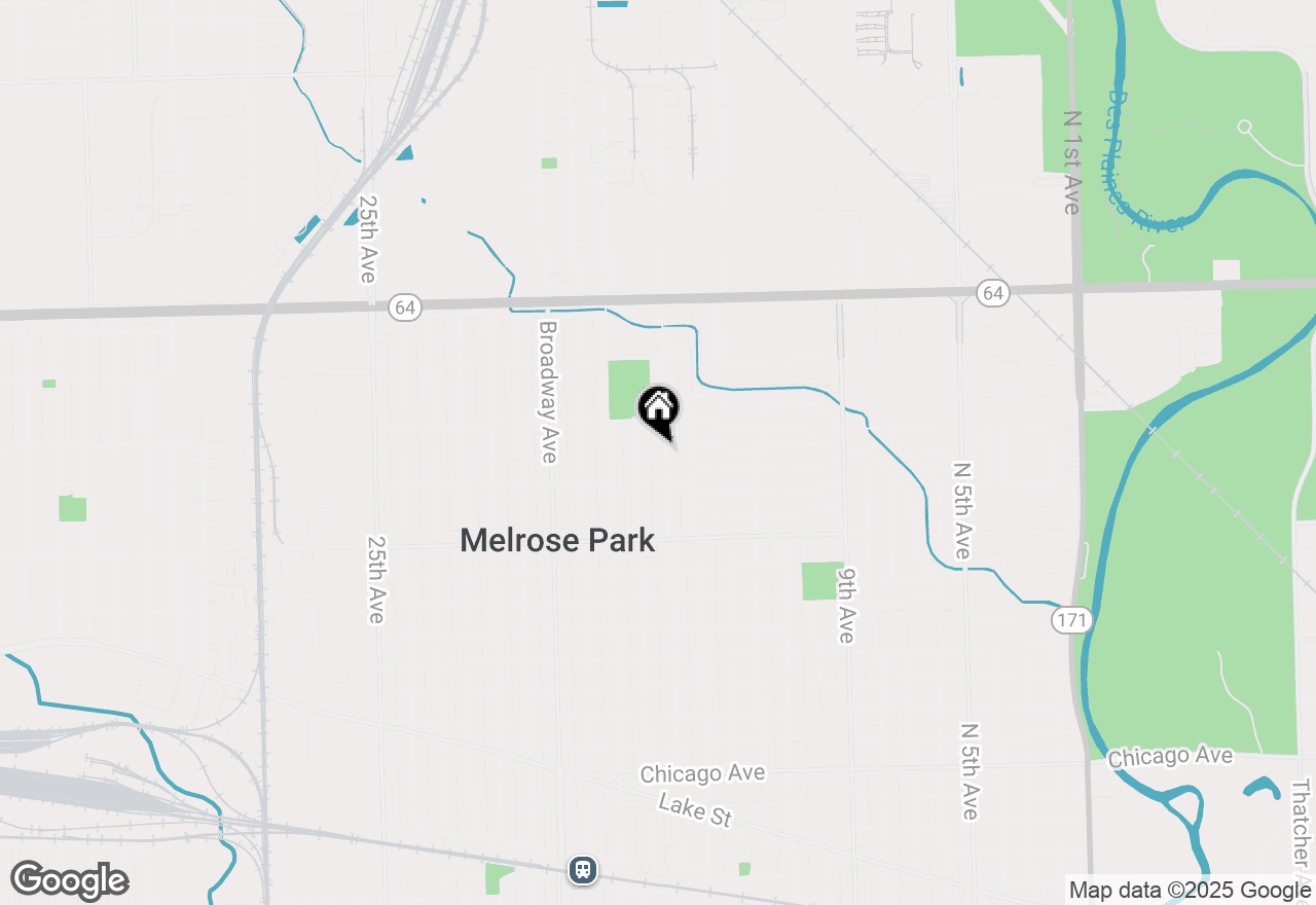 Map of 1630 N 15th Avenue, Melrose Park, IL 60160