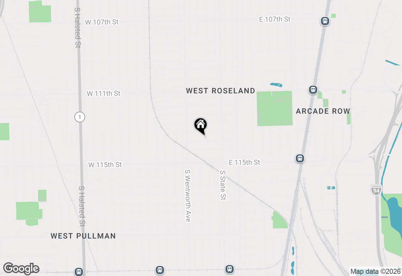 Map of 101 W 113th Place, Chicago, IL 60628