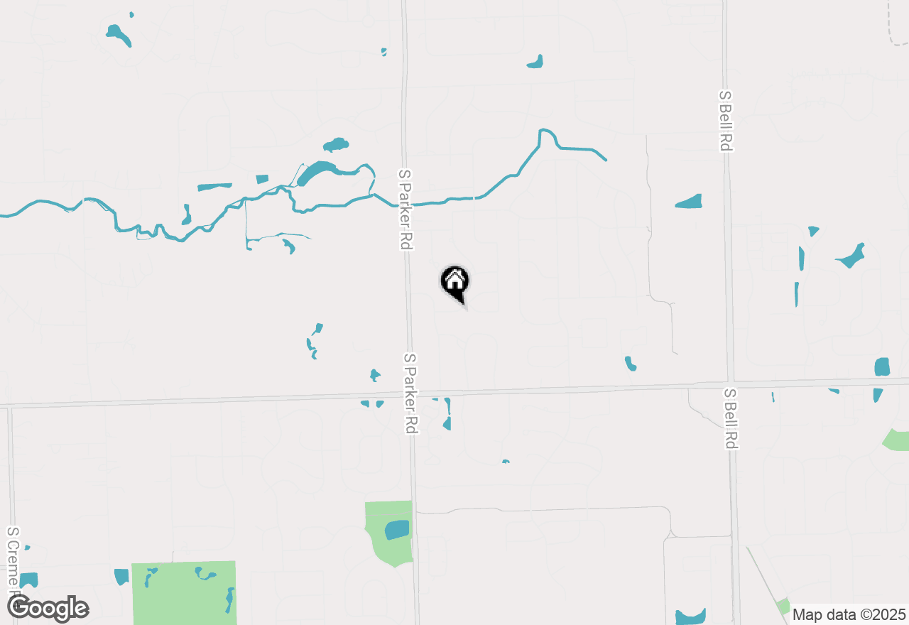 Map of 13521 W Catawba Lane, Homer Glen, IL 60491