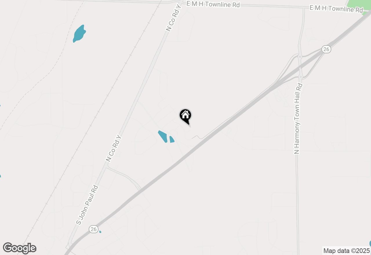 Map of 5114 Fairmont Drive, Milton, WI 53563