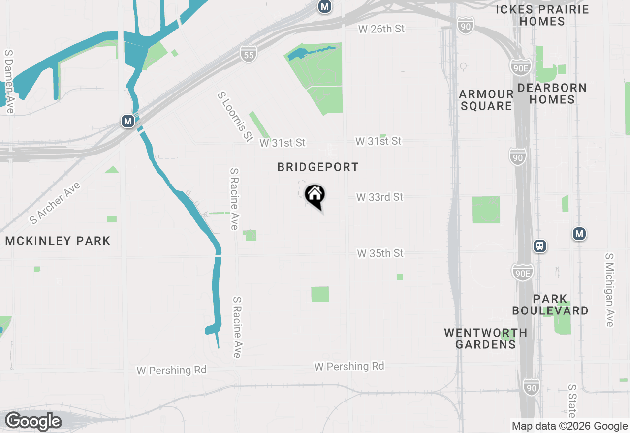 Map of 3352 S Lituanica Avenue #1, Chicago, IL 60608