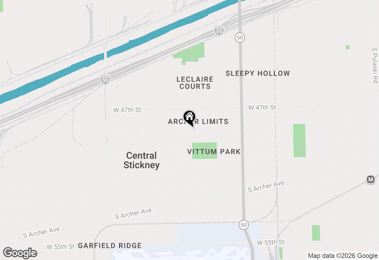 Map of 4812 S Leclaire Avenue, Chicago, IL 60638