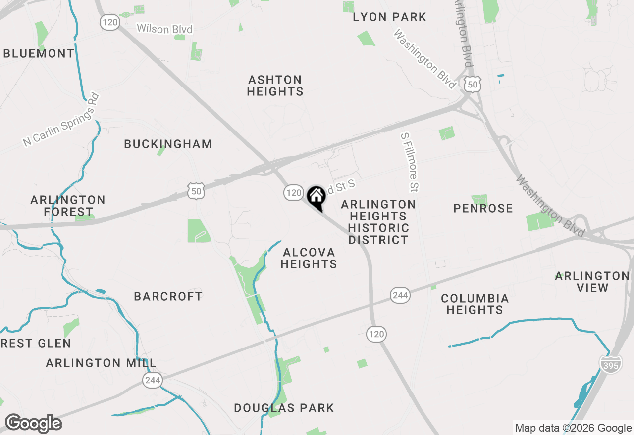 Map of 3601 5th Street S #409, Arlington, VA 22204