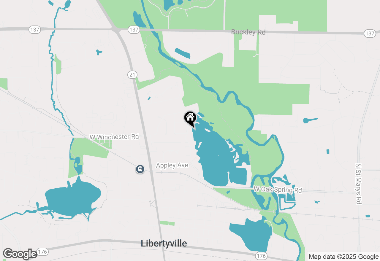 Map of 1100 Sandstone Drive, Libertyville, IL 60048