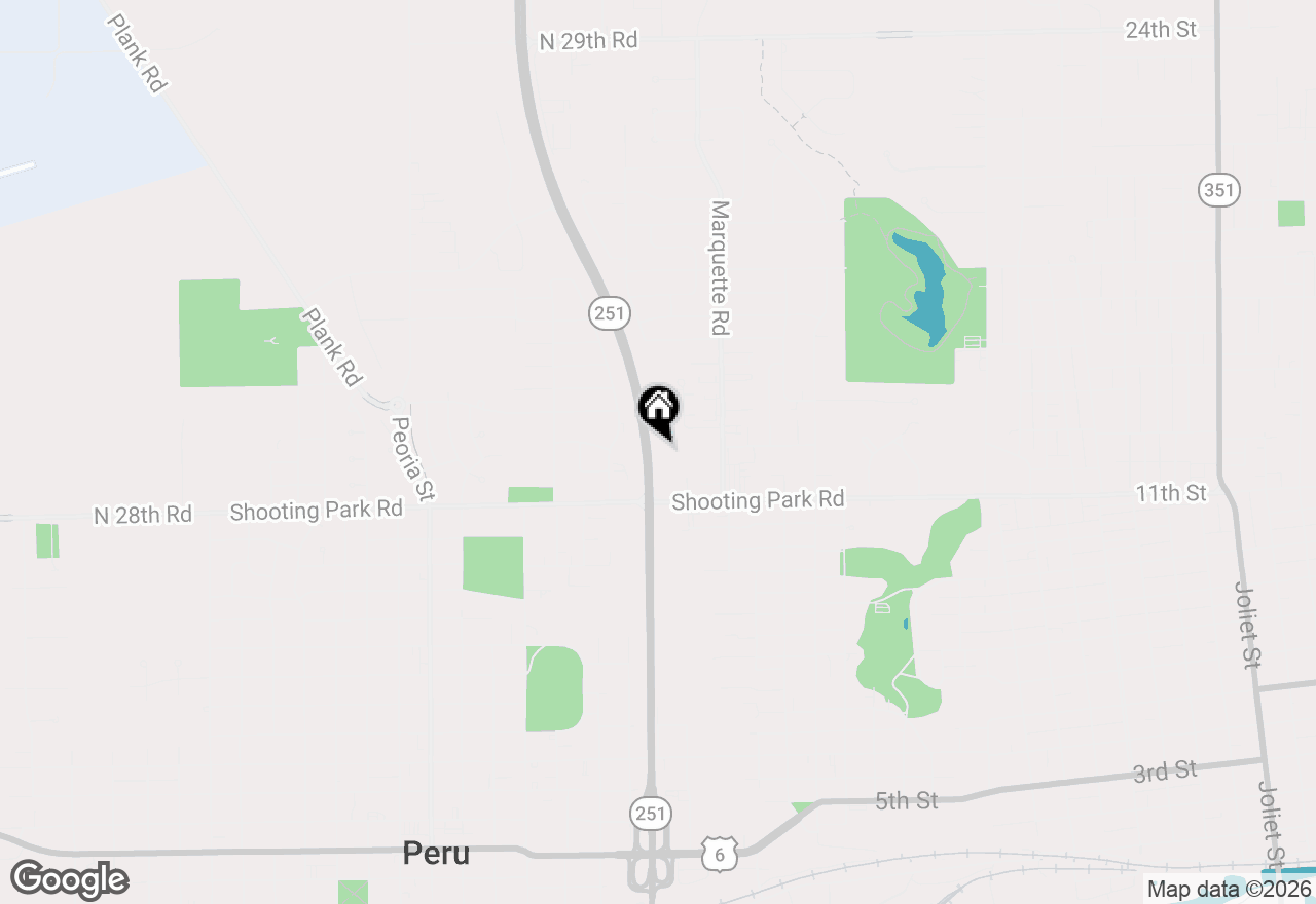 Map of 1011 Shooting Park Road #105, Peru, IL 61354