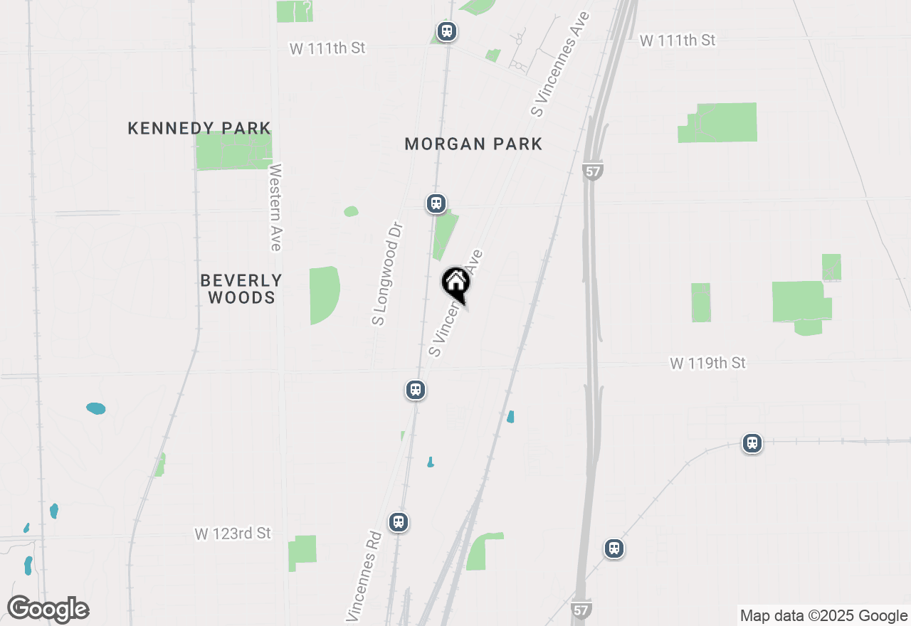 Map of 11761 S Vincennes Avenue, Chicago, IL 60643