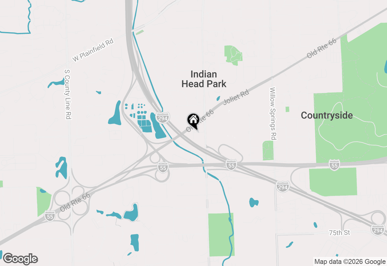 Map of 6961 Vine Street #301, Indian Head Park, IL 60525