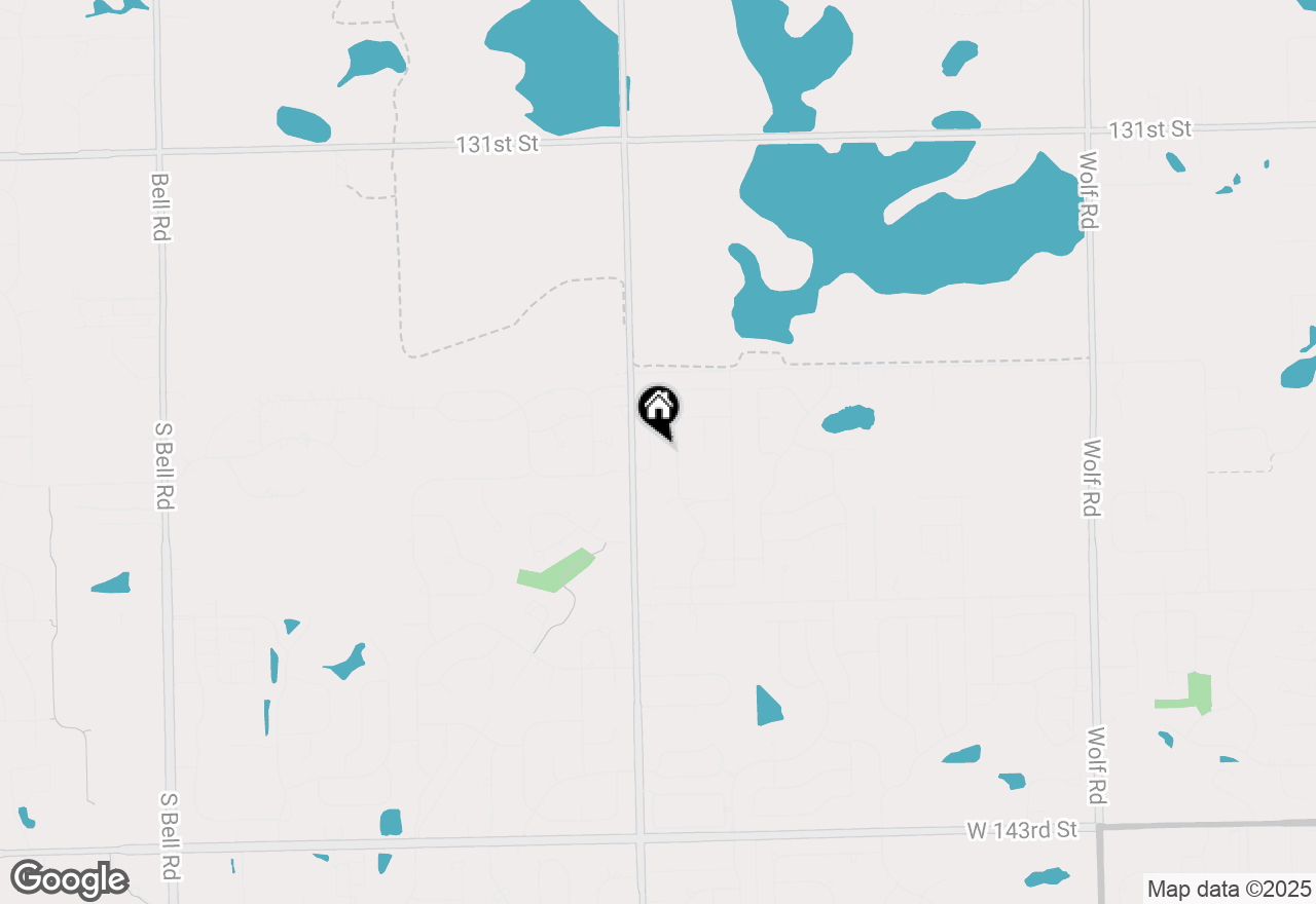 Map of 13633 Overland Trail, Orland Park, IL 60467