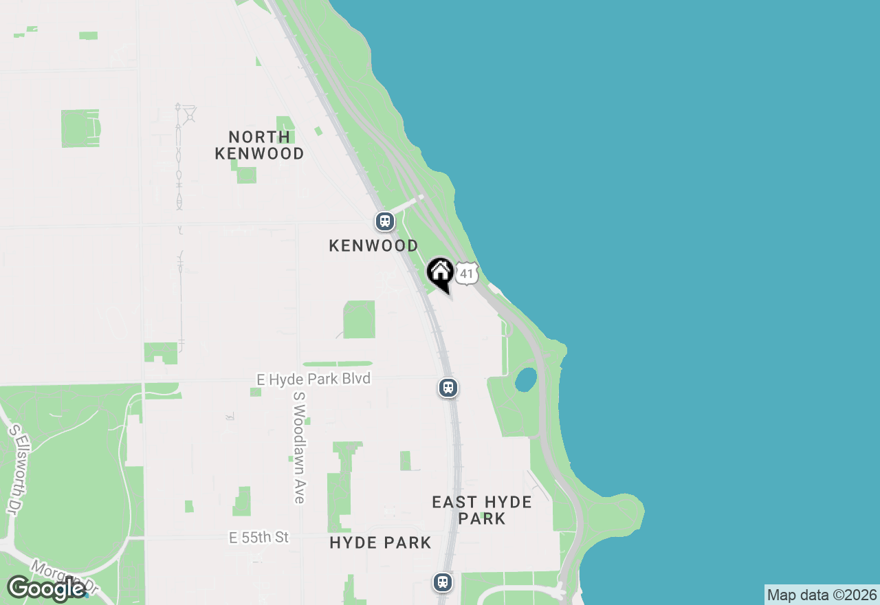 Map of 4922 S Cornell Avenue #B, Chicago, IL 60615