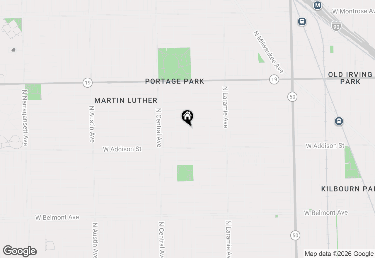 Map of 5416 W Waveland Avenue, Chicago, IL 60641