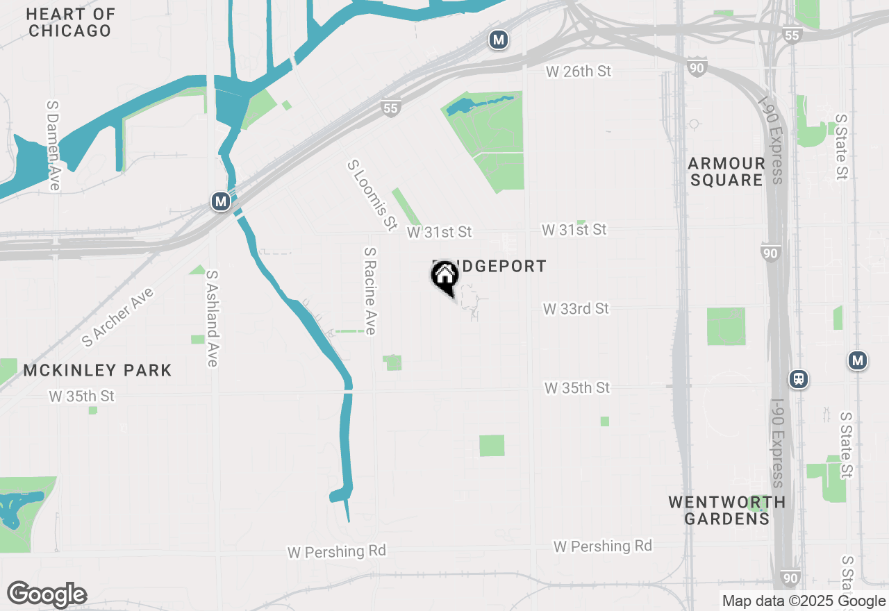 Map of 3252 S Morgan Street #2R, Chicago, IL 60608