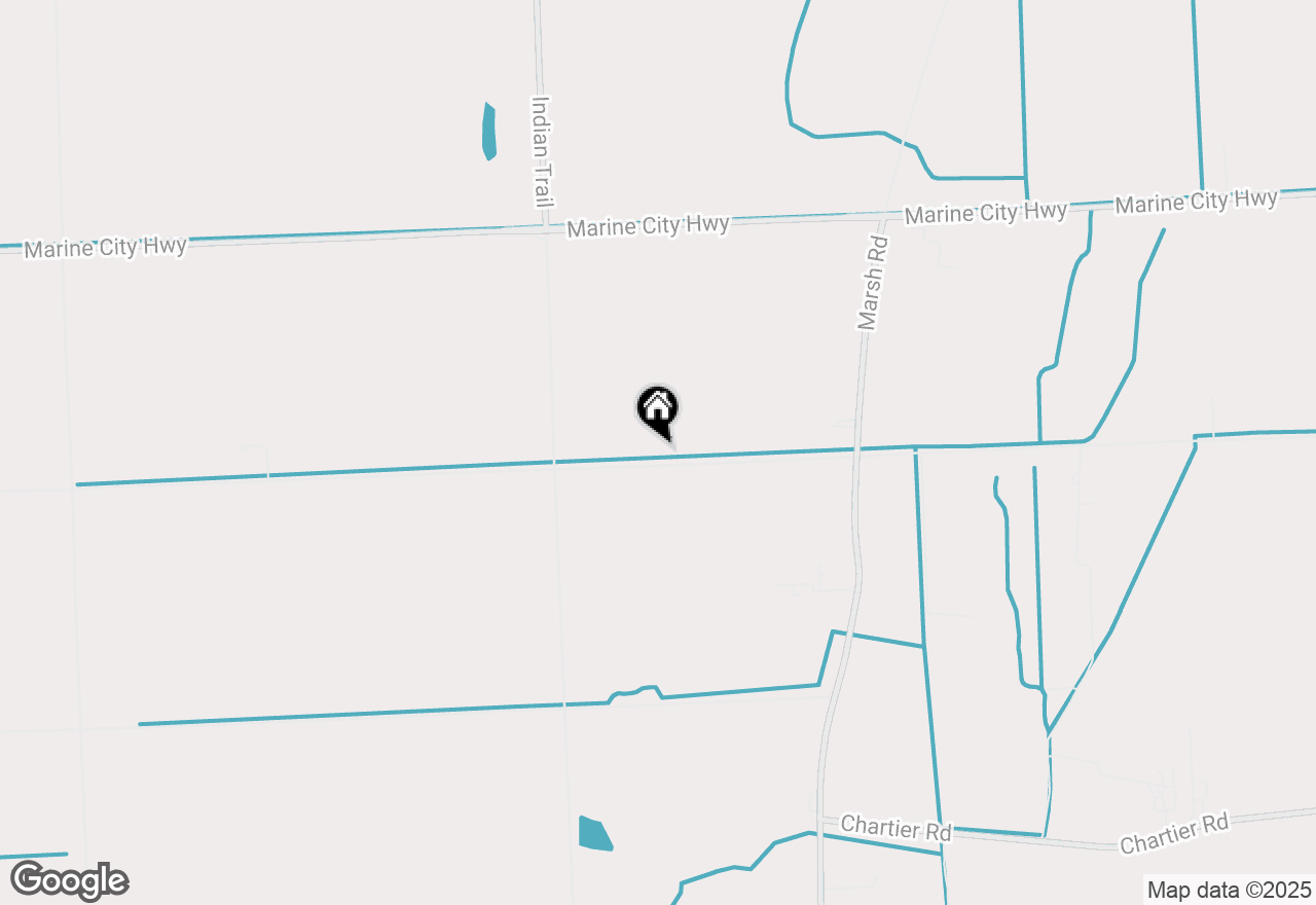 Map of 5914 Plank Road, Cottrellville, MI 48039