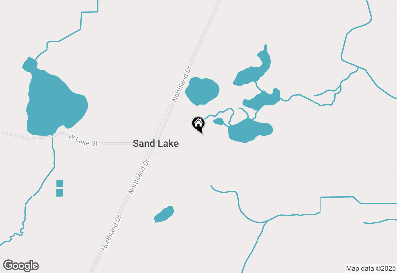 Map of 312 E Maple Street Ne, Sand Lake, MI 49343