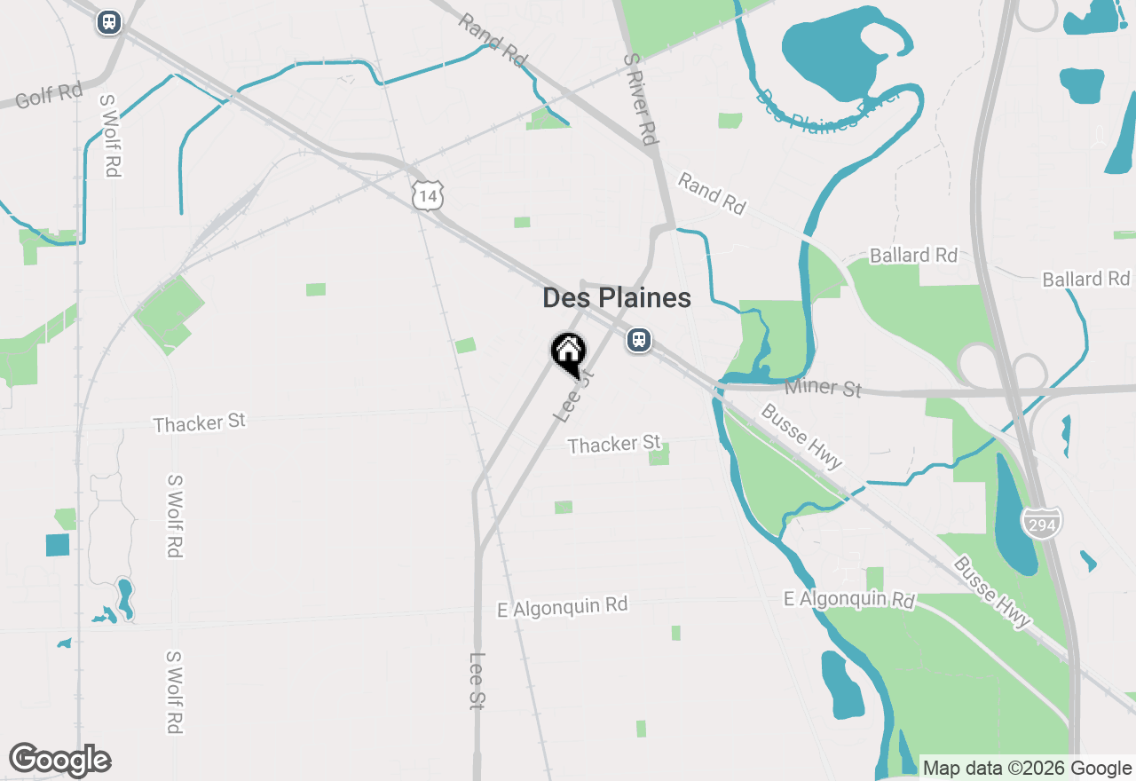 Map of 770 Lee Street #201, Des Plaines, IL 60016